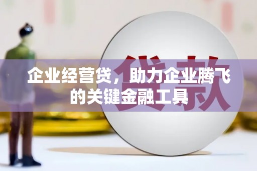 南朗企业经营贷，助力企业腾飞的关键金融工具