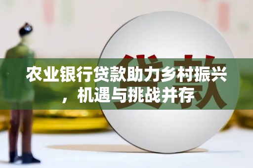 南朗农业银行贷款助力乡村振兴，机遇与挑战并存