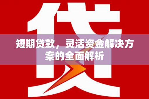 南朗短期贷款，灵活资金解决方案的全面解析