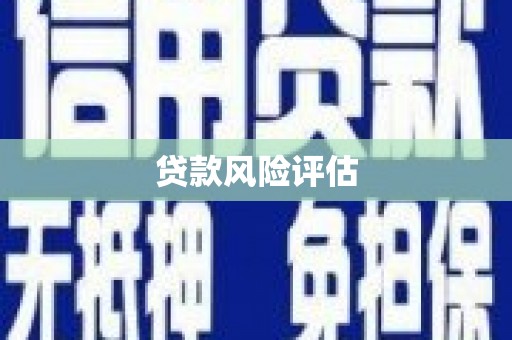 南朗贷款风险评估