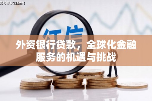 南朗外资银行贷款，全球化金融服务的机遇与挑战